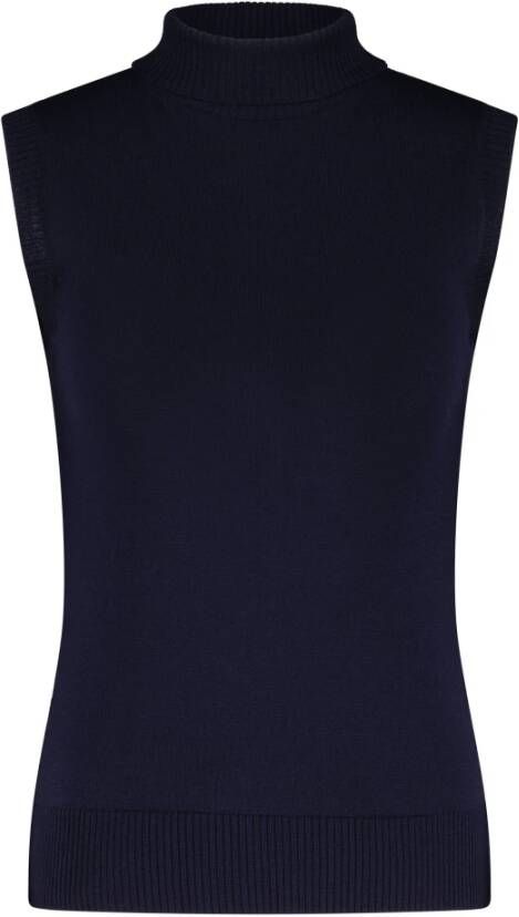 SPORTMAX Sleeveless Tops Blauw Dames