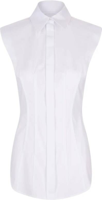 SPORTMAX Sleeveless Tops White Dames