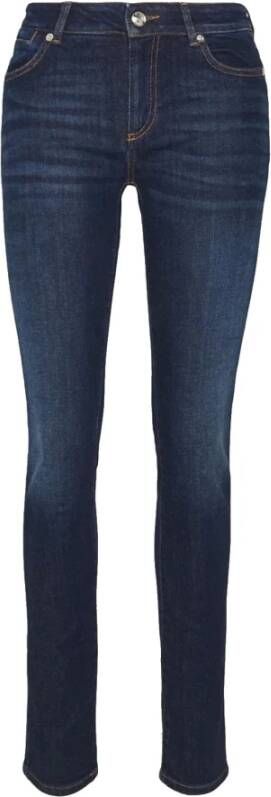 SPORTMAX Slim-fit Jeans Blauw Dames