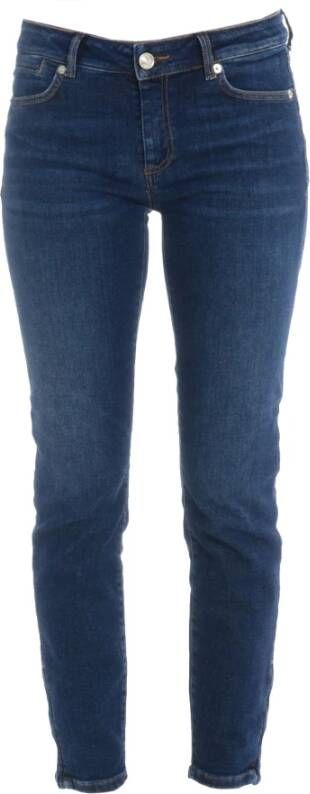 SPORTMAX Slim-fit Jeans Blauw Dames