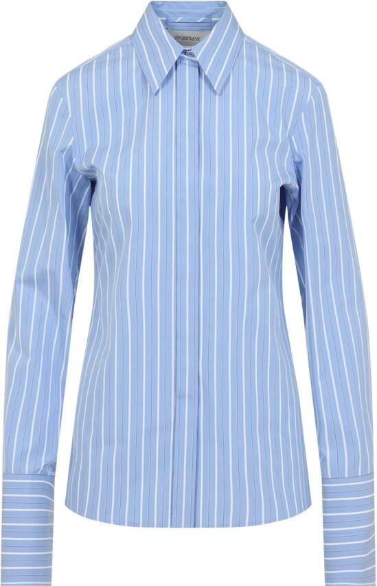 SPORTMAX Blauwe Conio Shirt Blue Dames