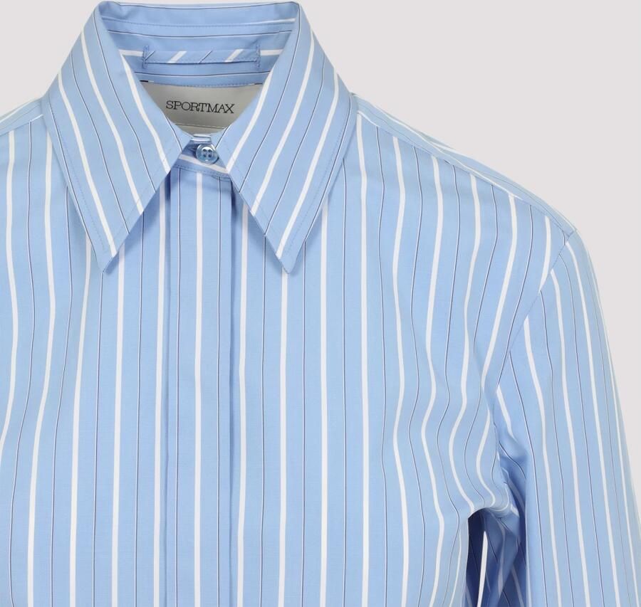 SPORTMAX Blauwe Conio Shirt Blue Dames - Foto 3