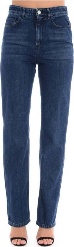 SPORTMAX Straight Jeans Blauw Dames