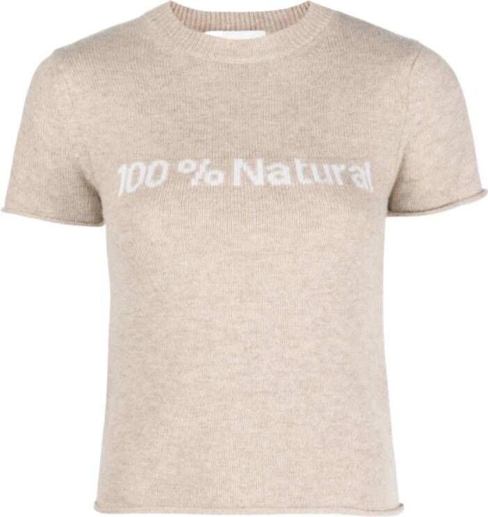 SPORTMAX T-Shirts Beige Dames