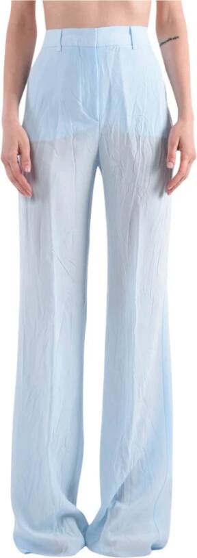 SPORTMAX Wide Trousers Blauw Dames