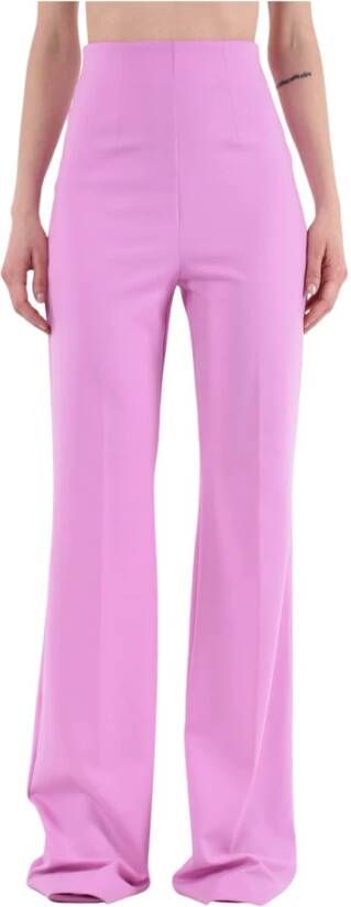 SPORTMAX Wide Trousers Roze Dames