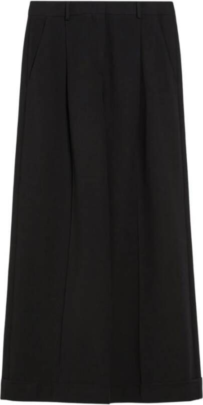 SPORTMAX Wide Trousers Zwart Dames