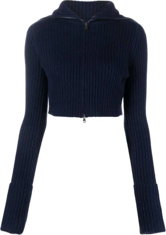 SPORTMAX Zip-throughs Blauw Dames