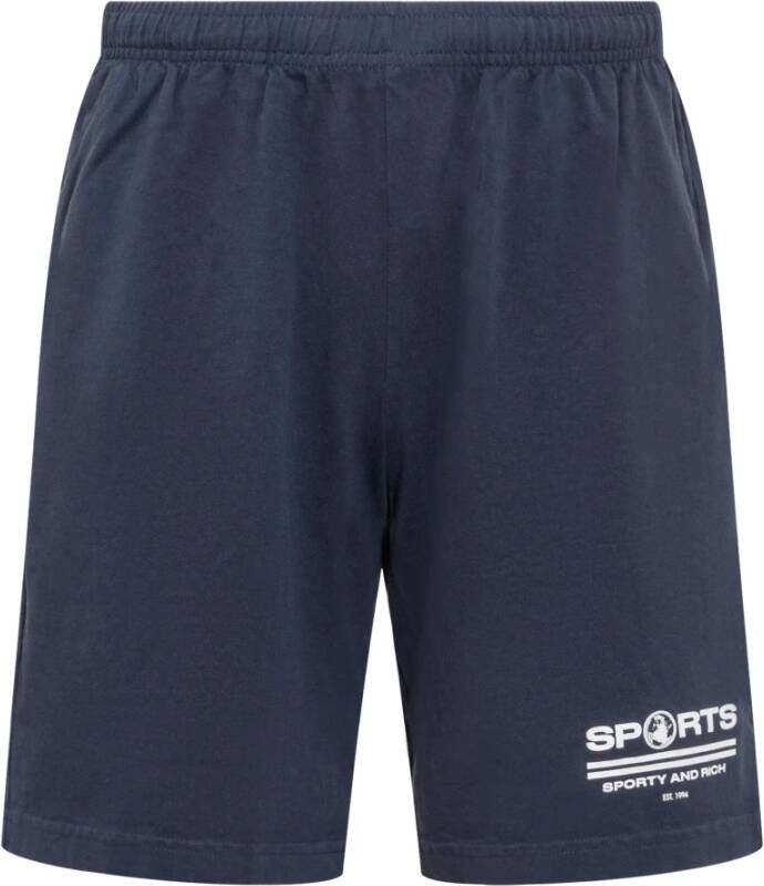 Sporty & Rich Casual shorts Blauw Heren