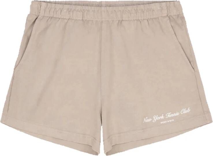 Sporty & Rich Short Shorts Beige Dames