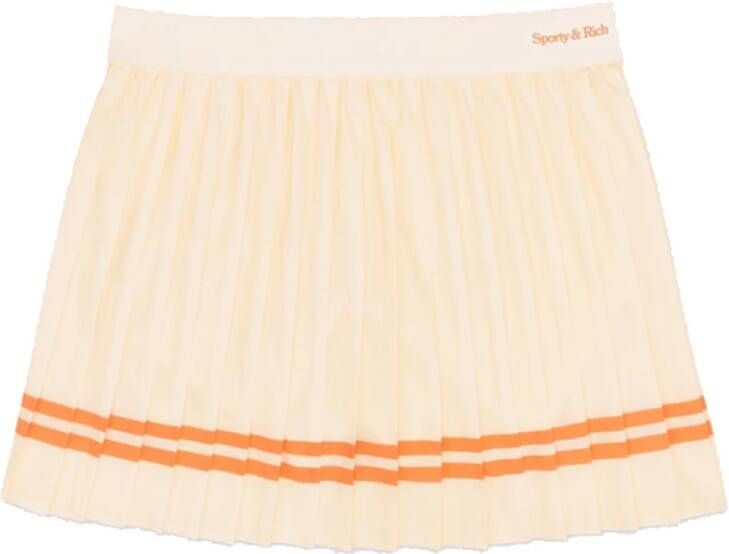 Sporty & Rich Short Skirts Beige Dames