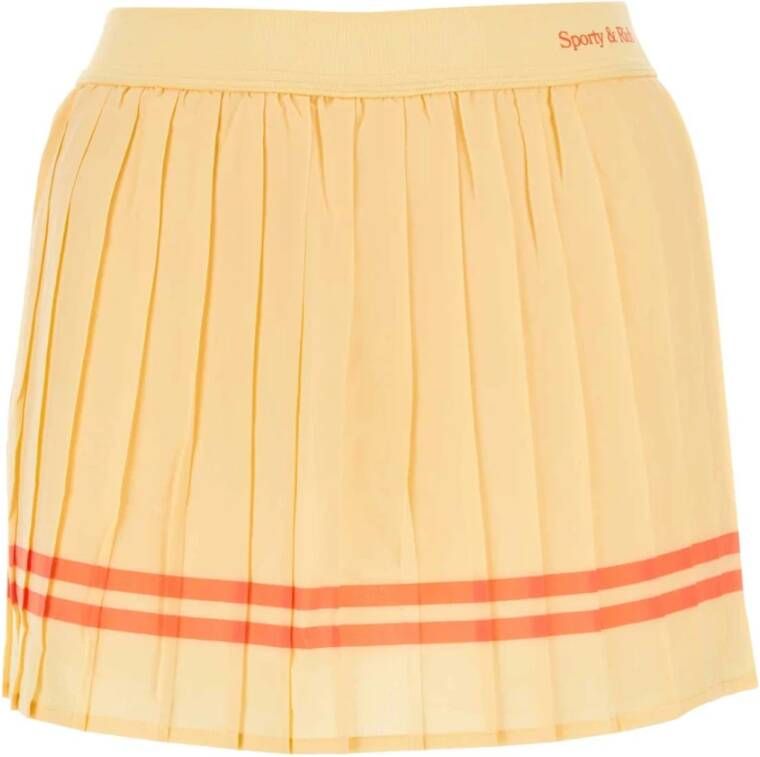 Sporty & Rich Short Skirts Geel Dames