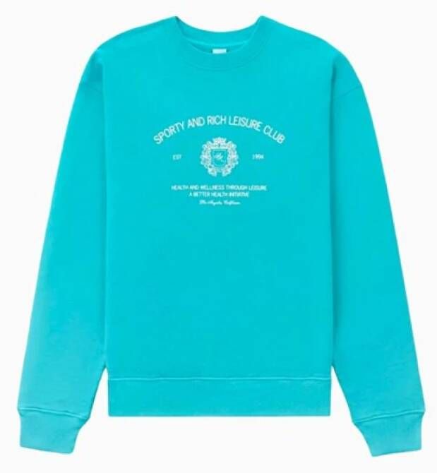 Sporty & Rich Sweatshirt Blauw Dames