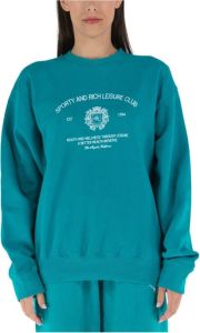 Sporty & Rich Sweatshirts Blauw Dames