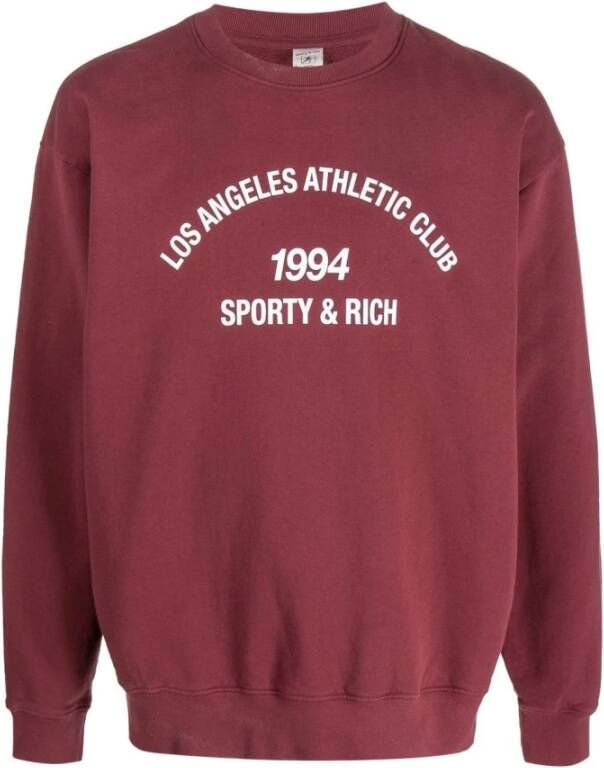 Sporty & Rich Sweatshirts Rood Heren