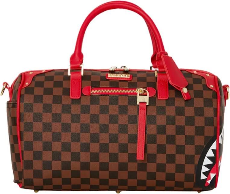 Sprayground Bruine Coated Canvas Weekendtas Bruin Heren