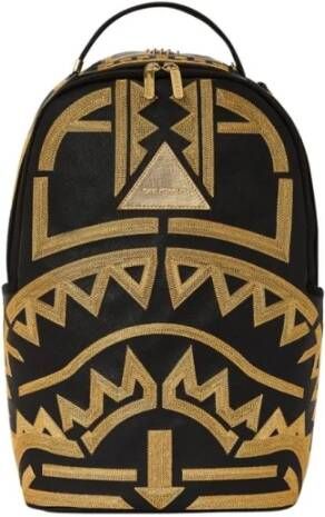 Sprayground Dlxsv Tribal Gold Stars Rugzak Zwart Unisex