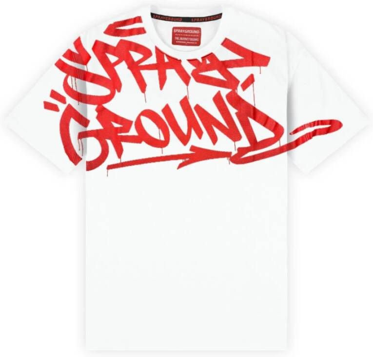 Sprayground Klassieke witte tops voor de moderne man White Heren