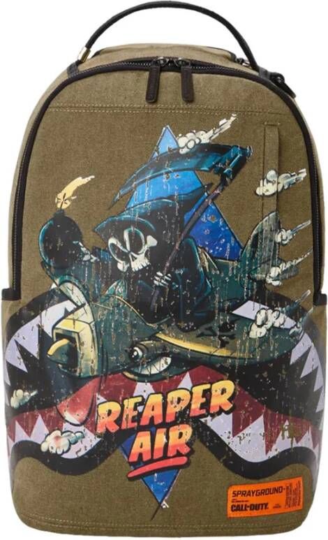 Sprayground Militair geïnspireerde rugzak voor de moderne man Groen Heren