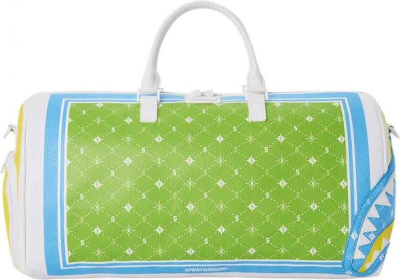 Sprayground Stijlvolle Bandana Duffle Weekendtas Groen Dames