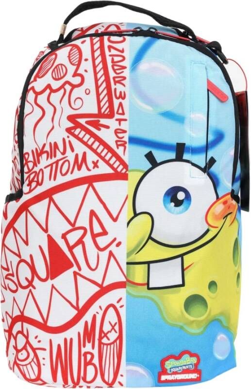 Sprayground Kleurrijke Unisex Rugzak met Uniek Design Multicolor Unisex