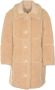 Stand Studio Jas Blijf gezellig en stijlvol met deze jas van imitatiebont en shearling Beige Dames - Thumbnail 3