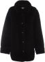 Stand Studio Faux bont shearling jassen Zwart Dames - Thumbnail 1