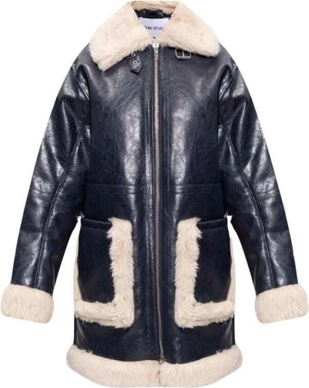 Stand Studio Blauwe Casual Jas Rinna Stijl Blue Dames