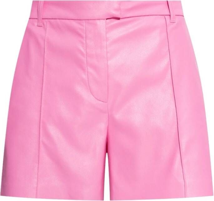 Stand Studio Kirsty shorts van veganistisch leer Roze Dames