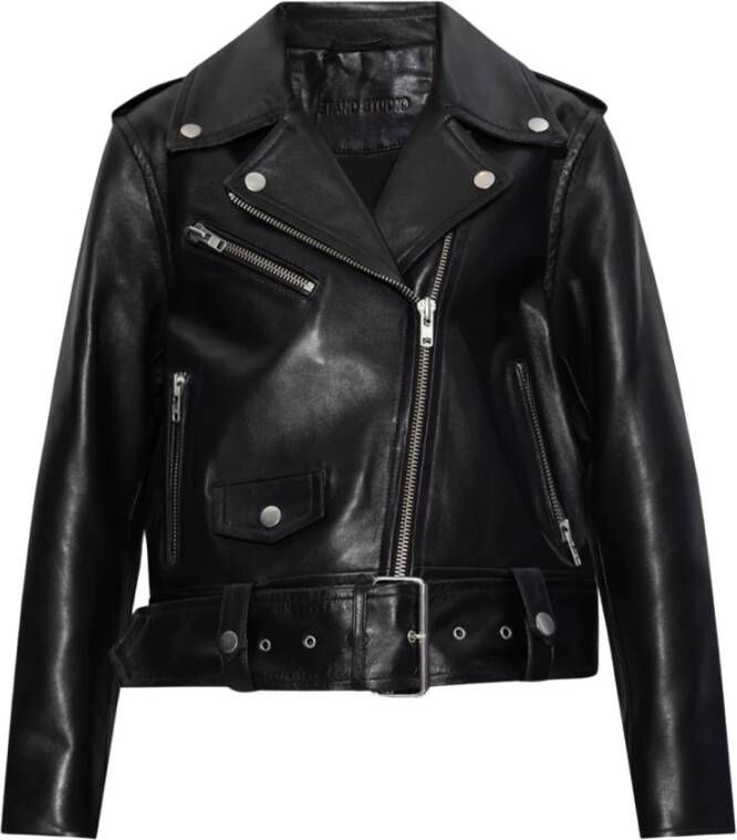 Stand Studio Leather jacket Zwart Dames