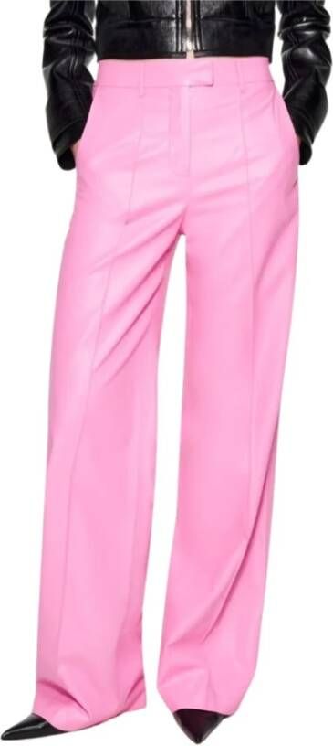Stand Studio Leather Trousers Roze Dames