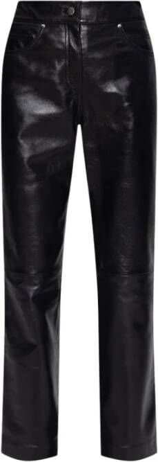 Stand Studio Leather trousers Zwart Dames