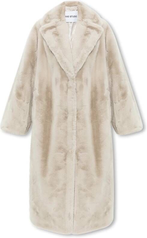 Stand Studio Maria fax bontjas Beige Dames