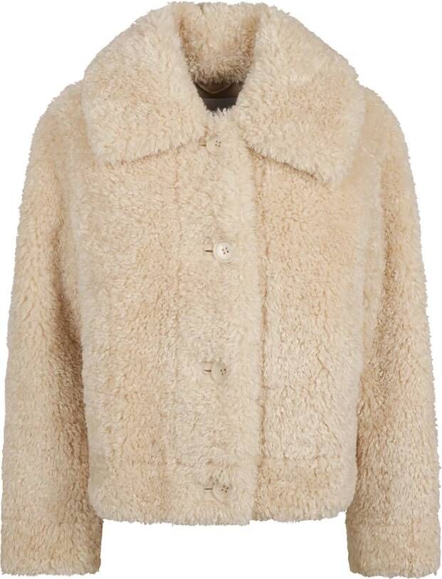Stand Studio Nepbont Shearling Jassen Beige Dames