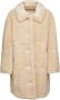 Stand Studio Jas Blijf gezellig en stijlvol met deze jas van imitatiebont en shearling Beige Dames - Thumbnail 1