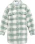 Stand Studio Groene Casual Wol Polyester Jas Green Dames - Thumbnail 1