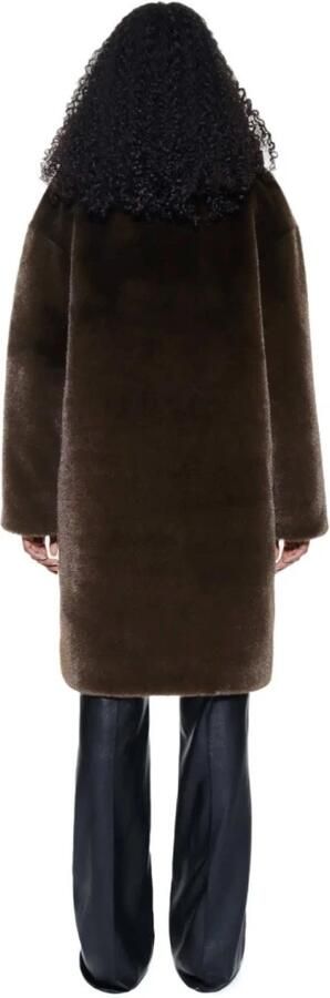 STAND STUDIO Dames Jassen Camille Cocoon Coat Bruin - Foto 6