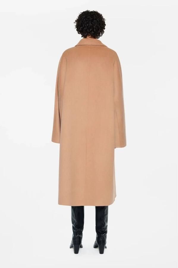 Stand Studio Kameel Wolmix Jas Brown Dames - Foto 5