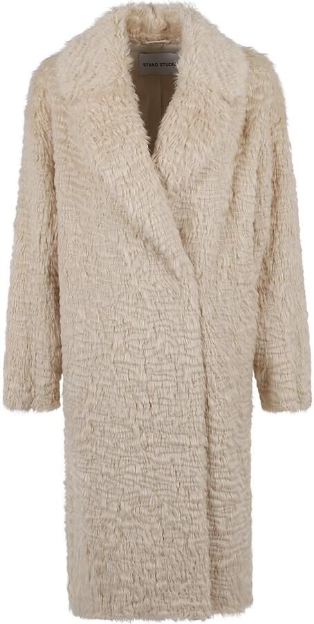 Stand Studio Witte Jassen & Mantels voor Vrouwen Beige Dames - Foto 10