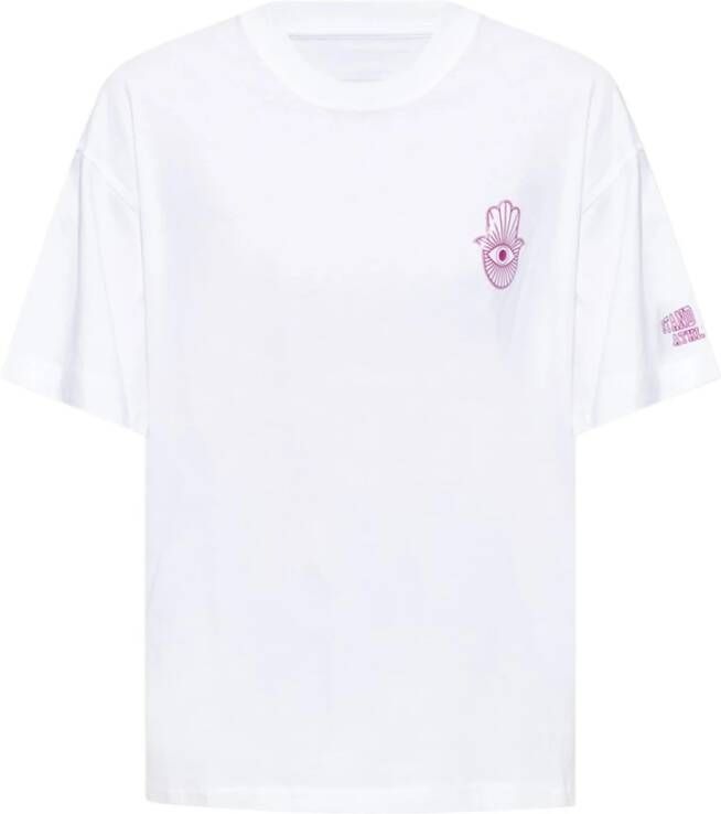 Stand Studio Casual korte mouw witte T-shirt White Dames