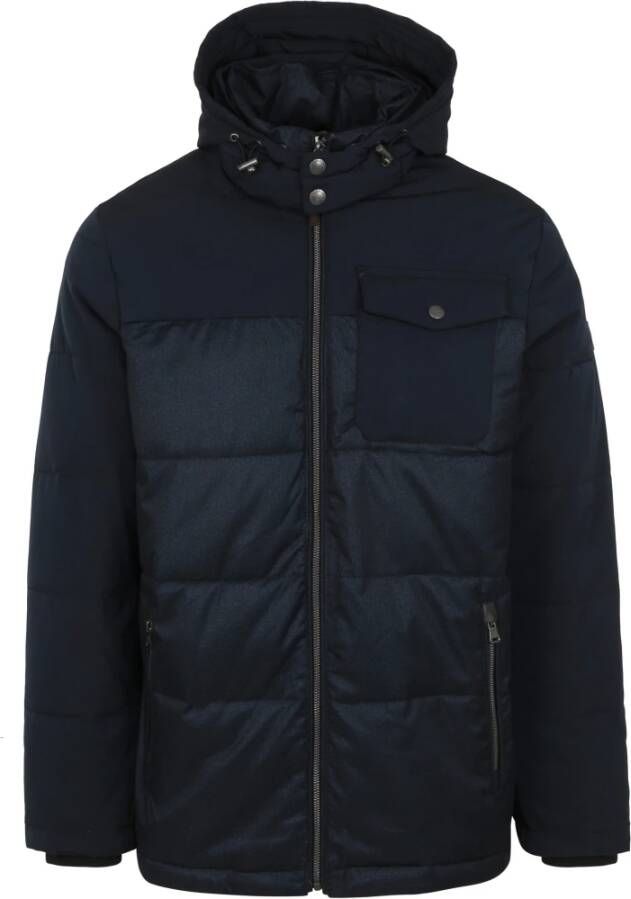 State of Art Down Jackets Blauw Heren