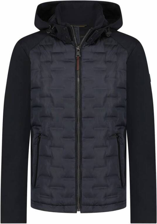 State of Art Down Jackets Blauw Heren