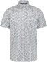 State of Art Casual Geruite Overhemd met Korte Mouwen White Heren - Thumbnail 2
