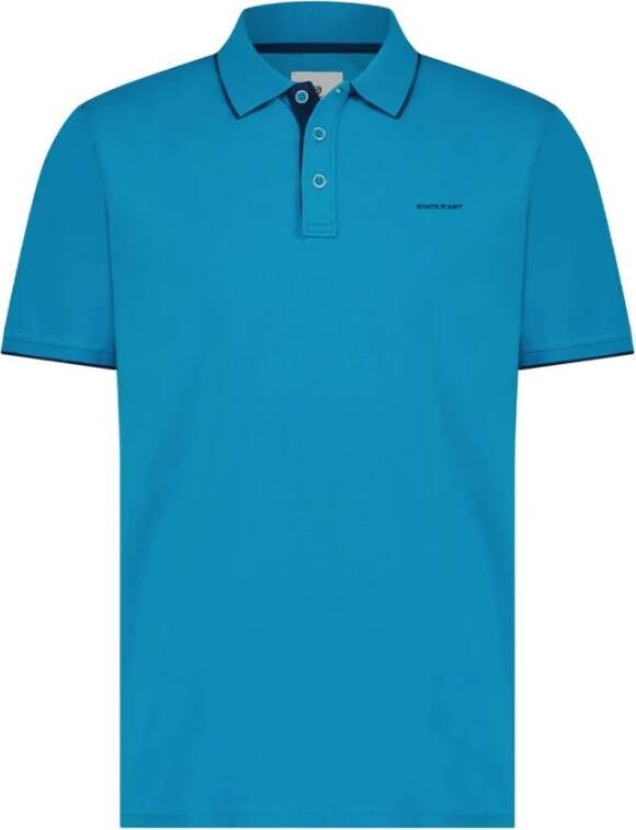 State Of Art T-shirt Pique Polo Petrol Blauw - Foto 2