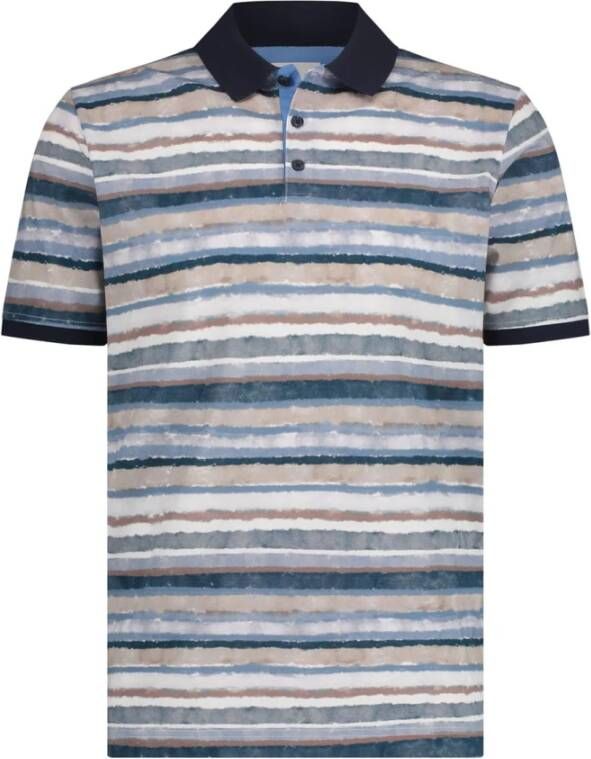 State of Art Polo Strepen Blauw - Foto 1