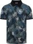 State of Art regular fit polo met all over print donkerblauw azuurblauw - Thumbnail 2