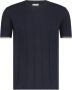 State of Art Knitted T-Shirt Navy - Thumbnail 1
