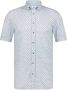 State of Art Overhemd Shortsleeve Blauw Print - Thumbnail 1