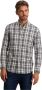 State of Art casual overhemd wijde fit blauw bruin geruit katoen - Thumbnail 1