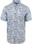 State of Art regular fit overhemd met all over print petrol wit - Thumbnail 2